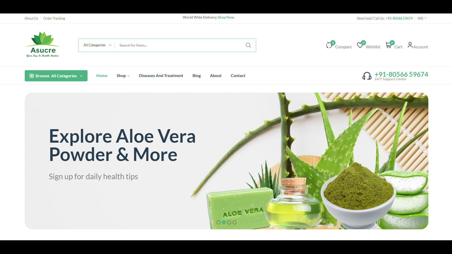 Herbals Ecommerce Website thumbnail